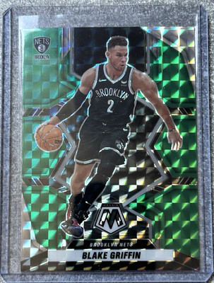 2021-22 Panini Mosaic Basketball - Blake Griffin Green Prizm - Brooklyn Nets