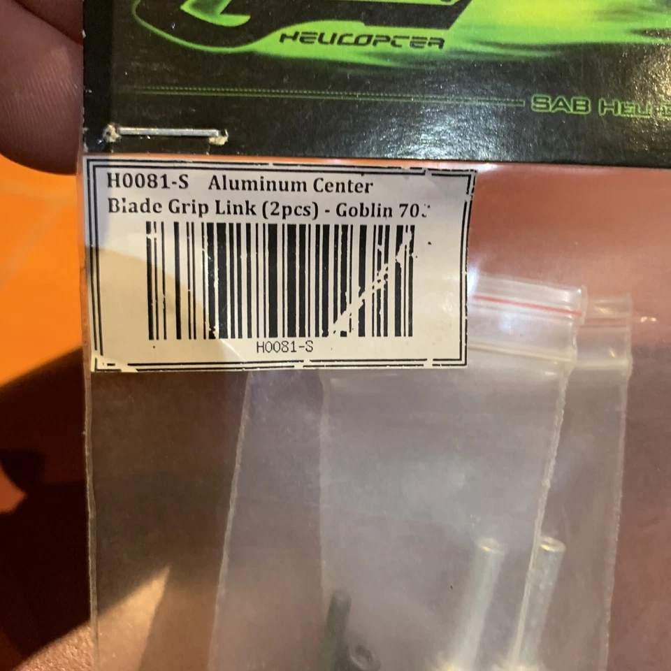 Eslabón de agarre de hoja central de aluminio (2 piezas) - Goblin 700 [H0081-S] Foto 2 de 4