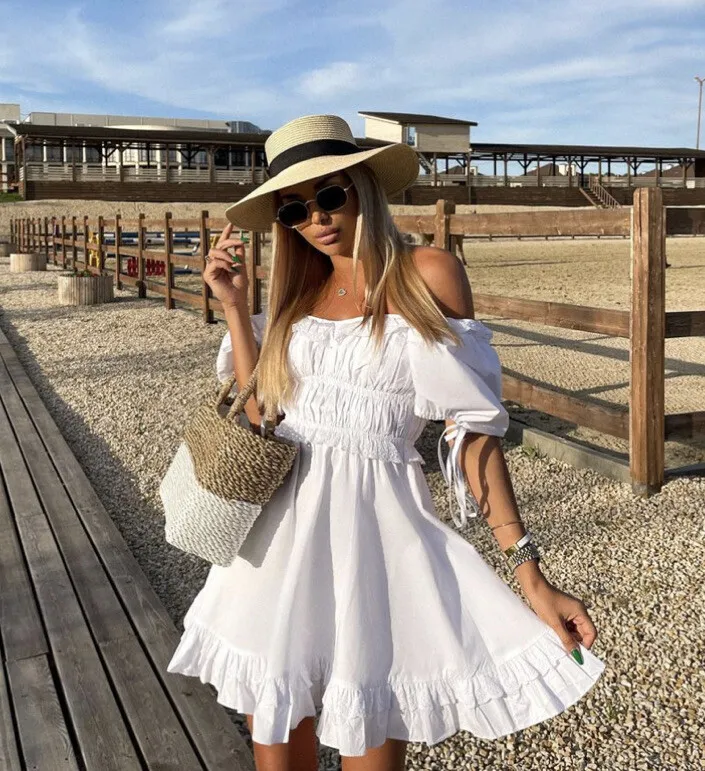 Buy Stylish White Dress At Best Deals Online