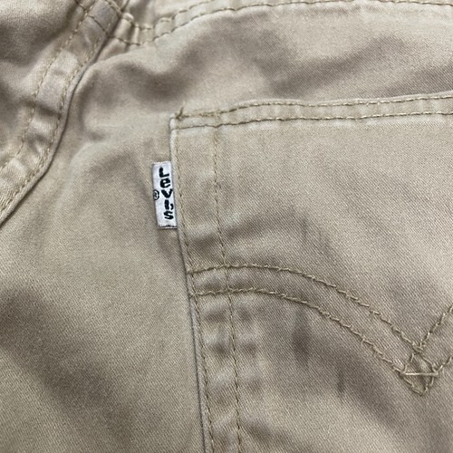 Levi's 511 Slim Fit Denim Jeans Boys 10R 25x25 Khaki Brown Elastic Waist Casual - Picture 7 of 17