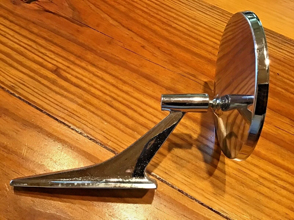 1964-1970 Chevrolet Chevelle Nova Camaro espelho retrovisor lateral redondo CBC-3874242 - Imagem 2 de 4