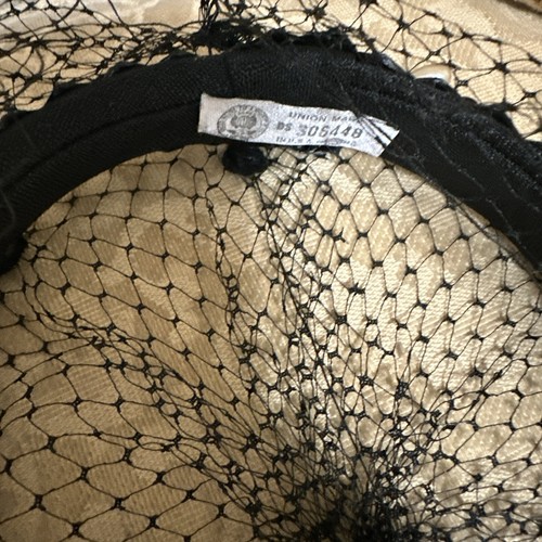 Vintage Lot Of 7 Women's Hats Fascinators Netting Bows 1950’s - Picture 11 of 13
