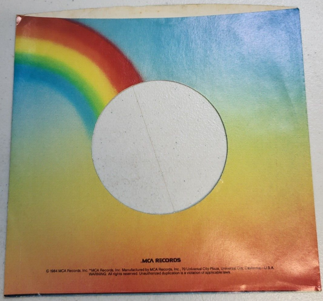 Company Sleeve 45 MCA - Rainbow (1984-1989) | eBay