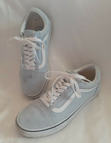 light blue suede vans