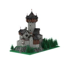 YOUFOY Medieval Castle Model 15513 Pieces Set Modular Building Building Kit Set