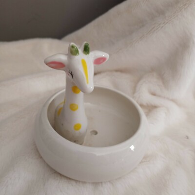 Adorable Giraffe Ring Or Trinket Jewelry Nursery Art