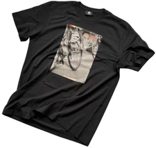 PAUL SMITH COTTON LIGHTWEIGHT CYCLIST PRINT BLACK T-SHIRT / TOP RARE BNWT SZ- XL