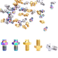 M4*5mm Titanium Screws TC4 MTB Bike Pedals Anti-slip Bolts 