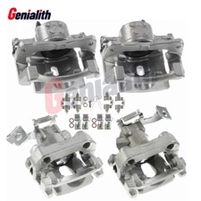 4x Disc Brake Caliper w/ Bracket for Toyota Prius 2010-2015 L4 1.8L Front & Rear