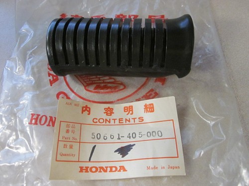 NOS Honda Front Foot Rests Pegs Steps 78-77 CB750 80-82 GL1100 50661-405-000 Qy1 - Bild 1 von 3