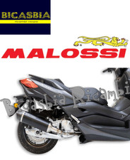 13255 Exhaust Malossi RX Black Yamaha X Max 125 ie 4T LC Euro 4 2018-> (E31LE)