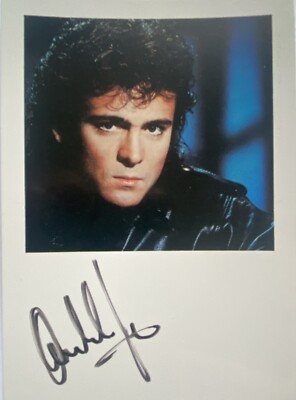 Nino De Angelo Signed Card Autograph Signature Autograph Original