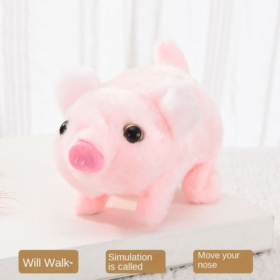 Can Walk Electric Simulation Pig Walking Moving Pet Toys Birthday Gift