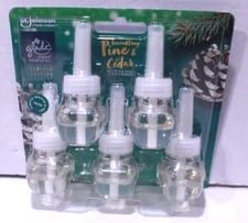 Glade Scented Oil Refills Twinkling Pine & Cedar 5 Refill Christmas Pack