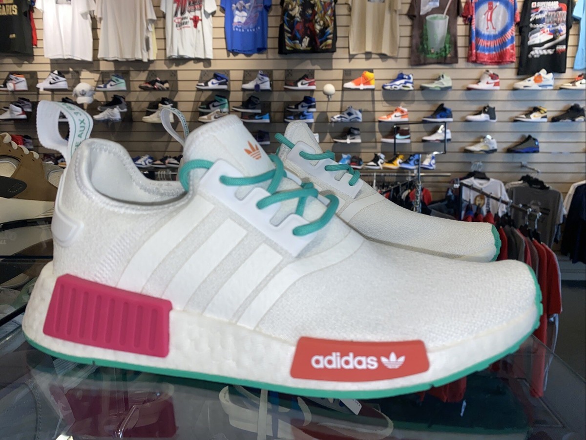 adidas NMD R1 Athletic Walking Shoe White GZ4964 Size