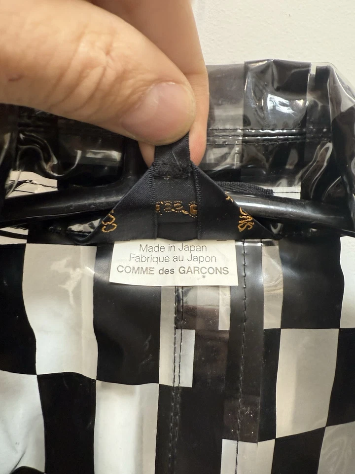 Women’s check And Camouflage Rain Coat By Comme des Garçons - Size s - Image 3 of 4