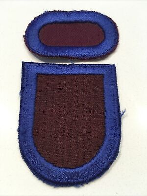 Army Airborne Oval Patch merrowed edge 4th Special Operations Command