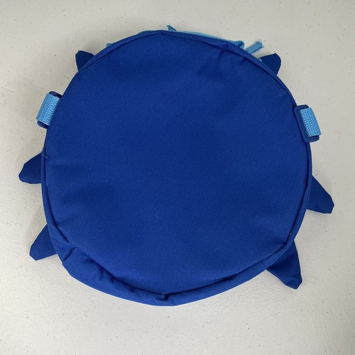 Sonic The Hedgehog Lunch Box 9” Circle SEGA Kids Zip Up Soft Bag Blue Handle - Picture 3 of 5