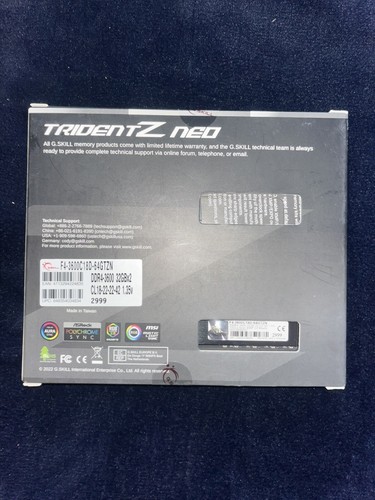 G.Skill Trident Z Neo F4-3600C18D-64GTZN - Picture 2 of 4