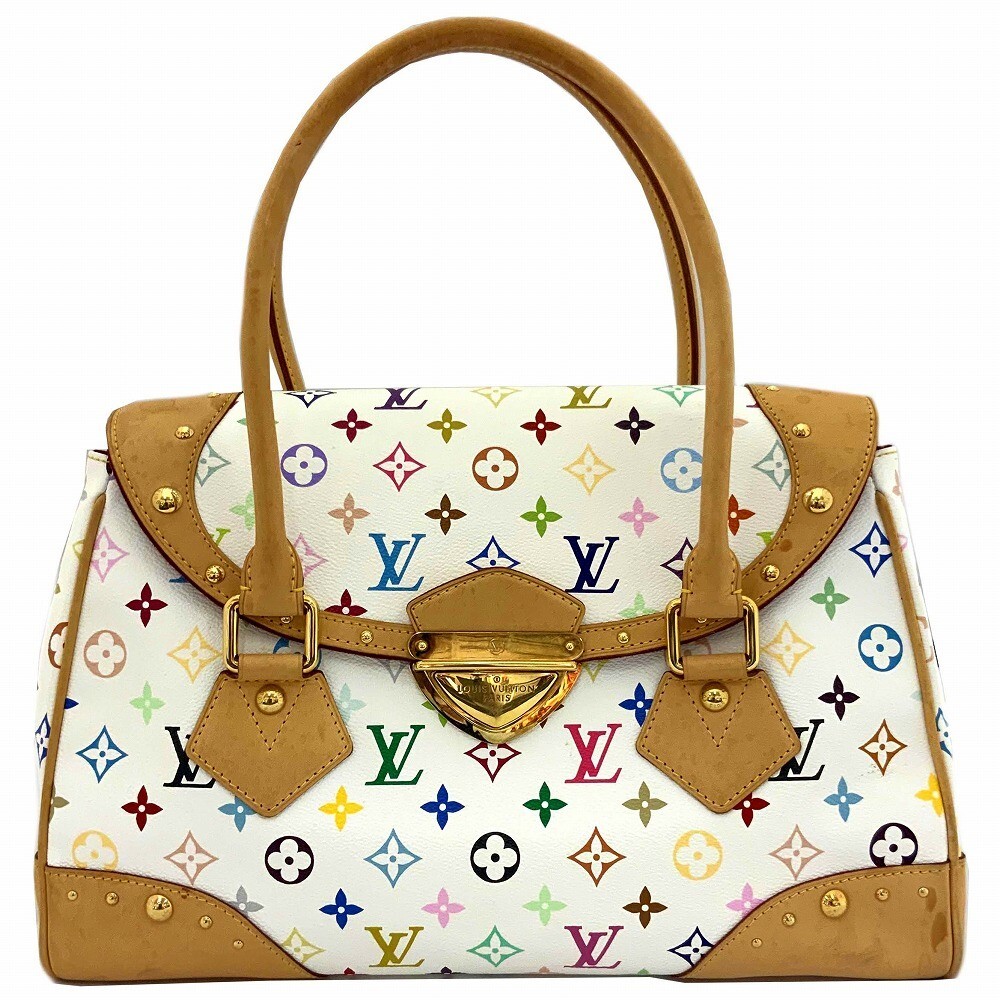 Louis Vuitton Beverly GM Monogram Multicolor Handbag Blanc Louis Vuitton Beverly GM Monogram Multicolor Handbag Blanc