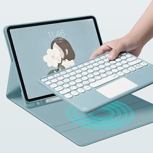 Touchpad Keyboard Case Mouse For Samsung Galaxy Tab A9+ S9 FE/S9 S8 S7 S6 Lite - Picture 14 of 47