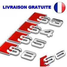 Logo Emblème Voiture Auto AUDI RS S S3 S4 S5 S6 S7 S8 RS3 RS5 Métal Coffre Hayon