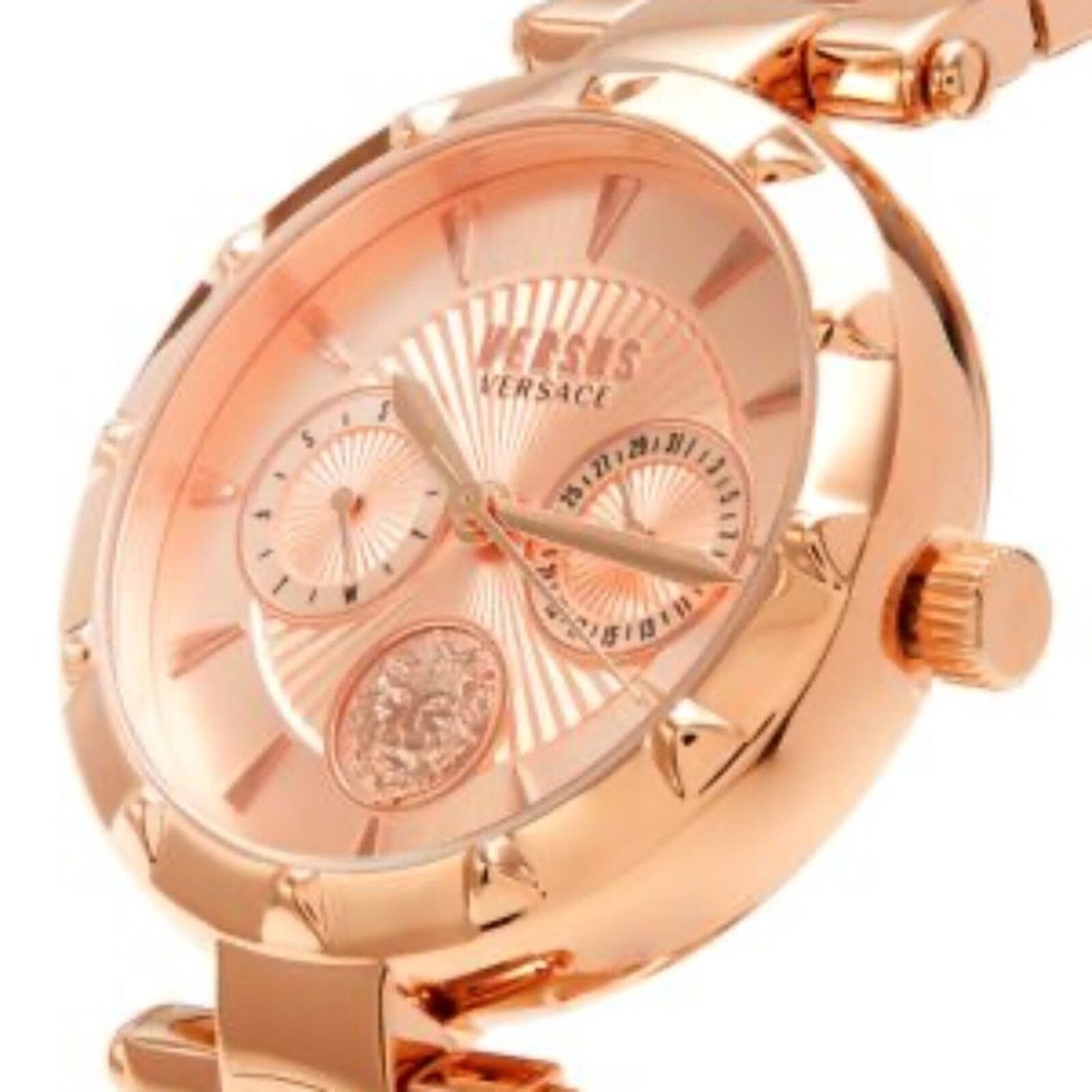 Versace Versus Rose Gold 36mm Watch With Box Versace timepieces cut through with their sculptural dials  main image 2