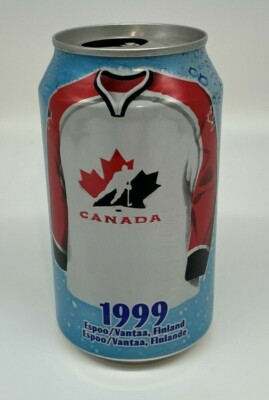 2005 NHL Diet Pepsi Empty Can TEAM CANADA 1999 World Cup Hockey