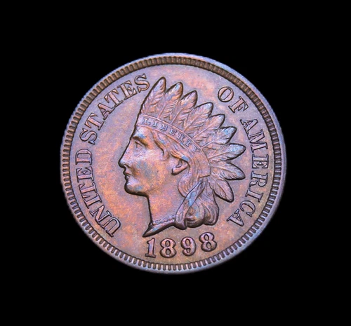 1898  Indian Head Cent  UNC+