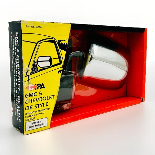 CIPA 46300 GMC & Chevy OE Style Window Mounted Truck / Van Driver Side Mirror