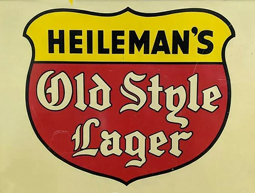 Vintage Heilemans Old Style Beer Ad Reproduction Metal Sign FREE SHIPPING