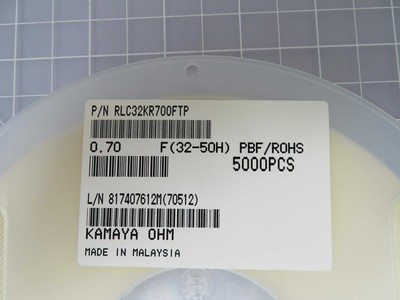 Lot of 5000 KAMAYA RLC32KR700FTP  X95751 Current Sense Resistors - SMD 0.7 ohm 1