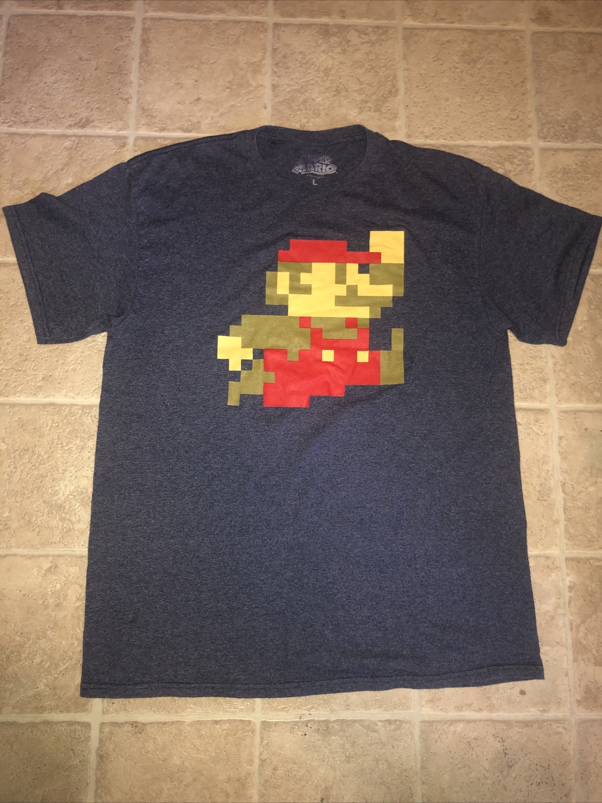 Super Mario Vintage Nintendo Tee Shirt Size L Gem