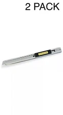 2 Pack OLFA SVR-1 Snap-Off Utility Knife, Stainless steel.