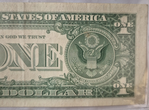 1957 $1 Silver Certificate Blue Seal One Dollar Star Note UNC - Picture 6 of 6