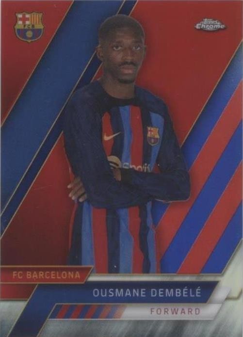 2022-23 Topps Chrome FC Barcelona Ousmane Dembele #24 for