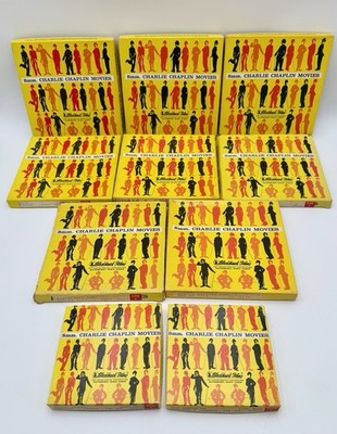 Lot of 10 Blackhawk 8mm Films Charlie Chaplin Movies Super 8 Tramp Immigrant ++