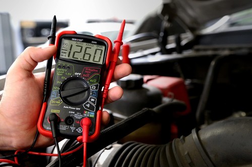 3320 Auto-Ranging Digital Multimeter, Red & Black - Bild 9 von 9