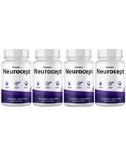 Neurocept- Advanced Formula Overall Brain Health Support Supplement- 4 Bottles