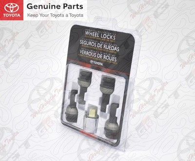 PT276-48230-02 Genuine OEM Toyota Black Wheel locks BZ4X/Crown
