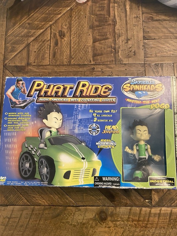 DJ Skribbles Spinheads Phat Ride Audio Amplifier Lights Master The Mix Pogo NIB