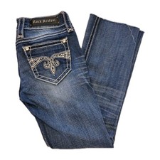 Rock Revival Blake Bootcut Jeans Women  s 26x26 Blue Medium Wash Denim