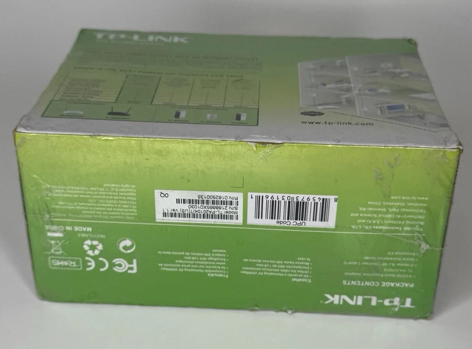 TP-Link AV200 Starter Kit: Model TL-PA2010KIT New Sealed - Image 3 of 3