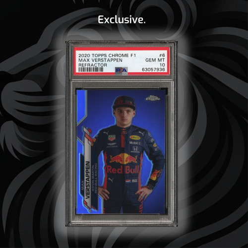 Max Verstappen [Refractor] #6 2020 Topps Chrome Formula 1 card