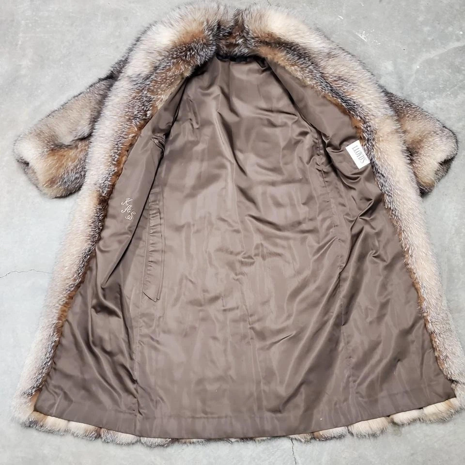 Винтажный 1970-х Christian Dior Fourrure Fox меха норковая шуба - Изображение 2 из 4