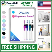 Elegant Magnetic Dry Erase Whiteboard, 8.5 x 11 Inches Ideal for Home Office