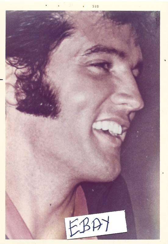 RARE ELVIS PHOTO ORIGINAL CANDID 1969 DATED ESTATE FIND CLOSE UP OLD KODAK
