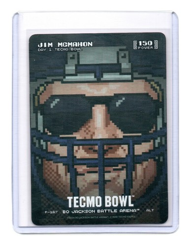 Bo Jacksons Battle Arena - Tecmo Bowl - Jim McMahon - Pixel Helmet Alt - #P-167