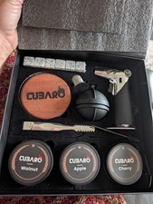 New Cocktail Smoker Kit with Torch & 3 Flavors Wood Chips Bourbon, Whiskey