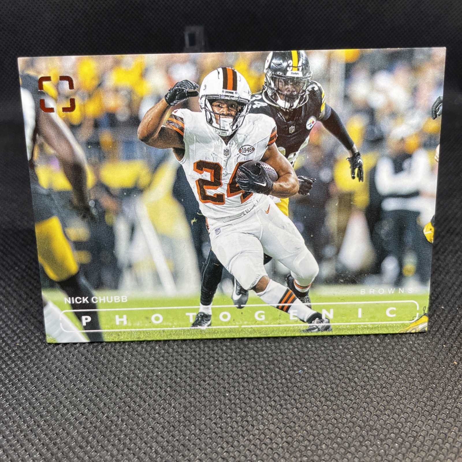 2024 PHOTOGENIC NICK CHUBB BASE PREMIUM FOOTBALL CARD BROWNS NFL 11 panini